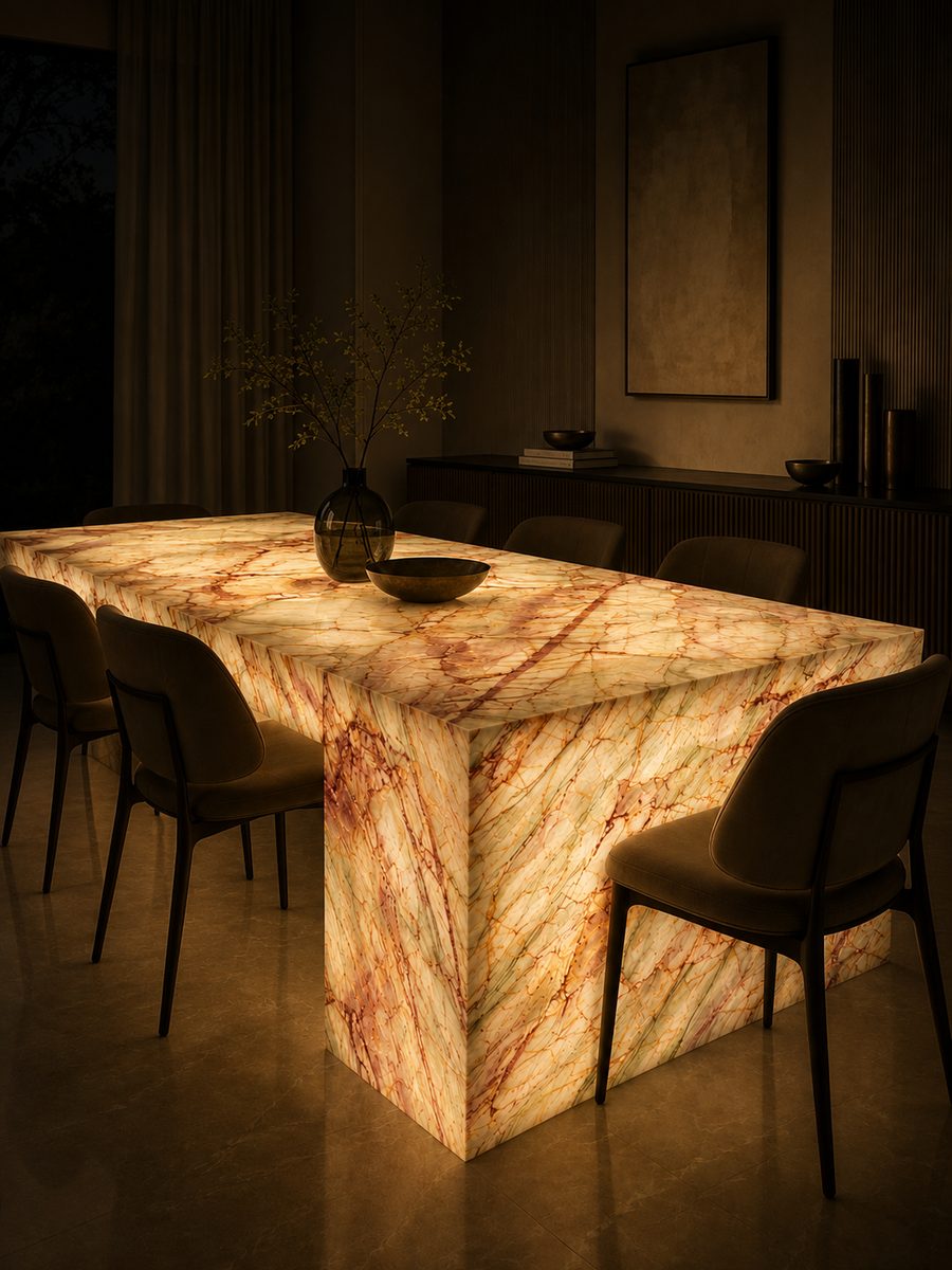 Alexandrita quartzite in night light