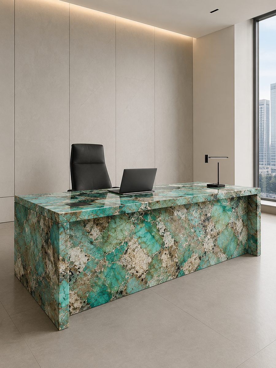 Amazonite Granite in day light
