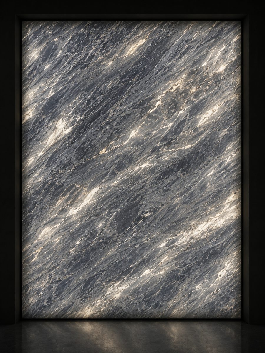 Bardiglio Imperiale in museum light