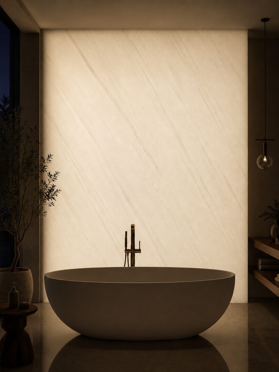 Bianco Sivec Fine in night light