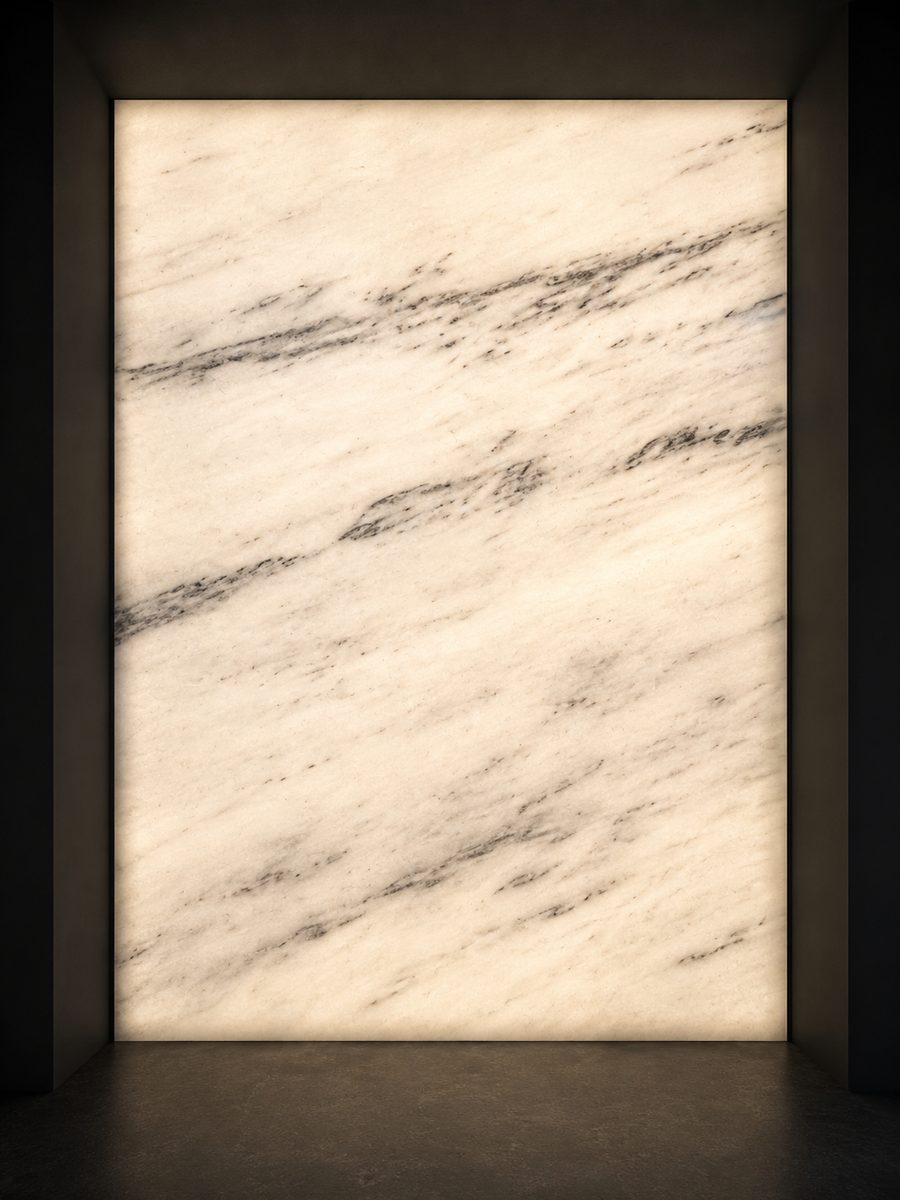 Dungri White in museum light