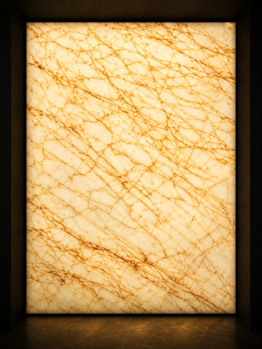 Golden Spider in museum light