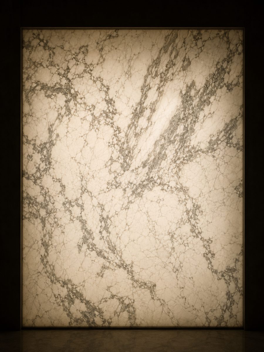 Indian Statuario in museum light