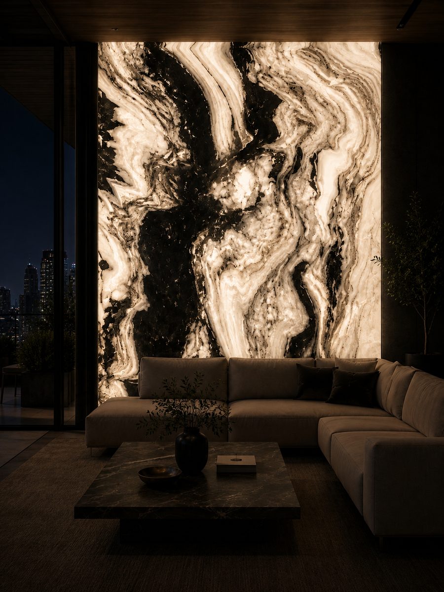 Marmara Black & White in night light