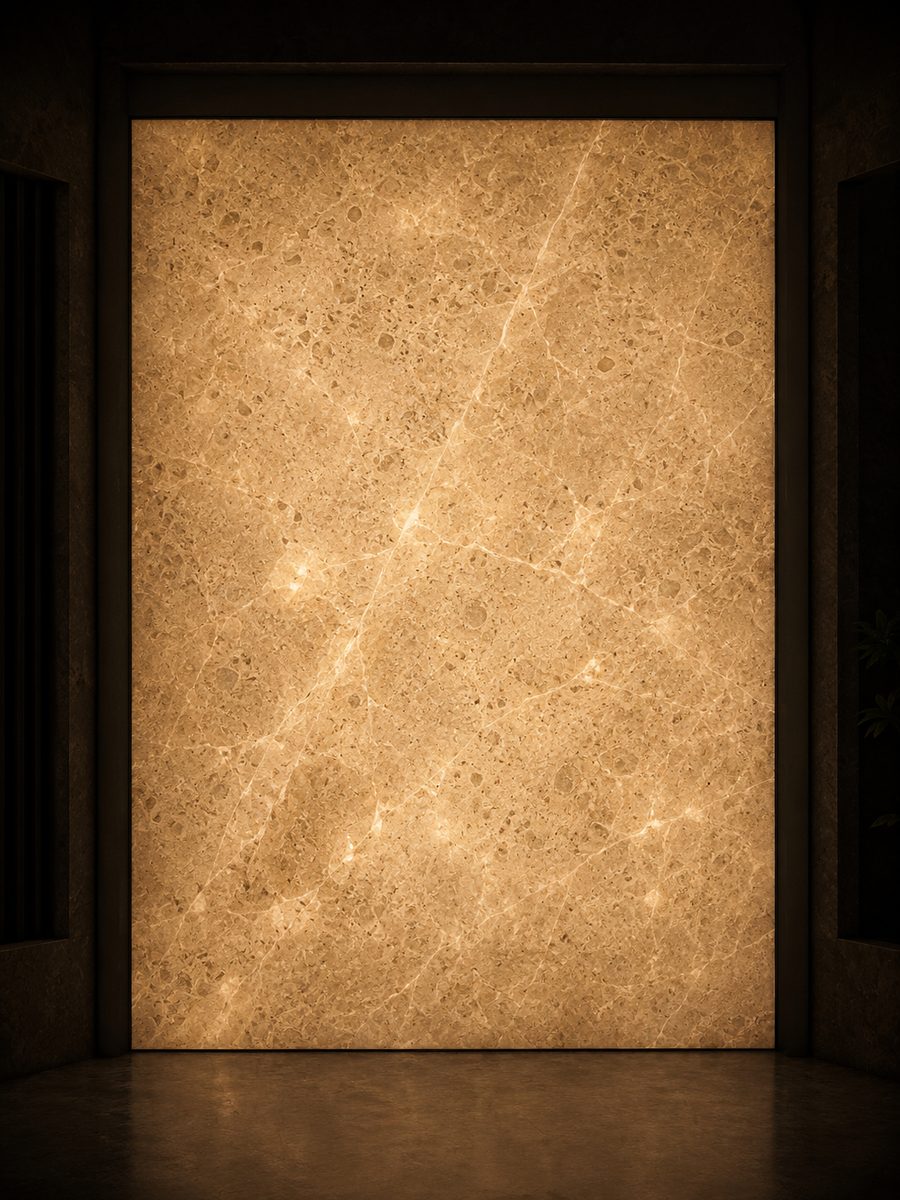 Ottoman Beige in museum light