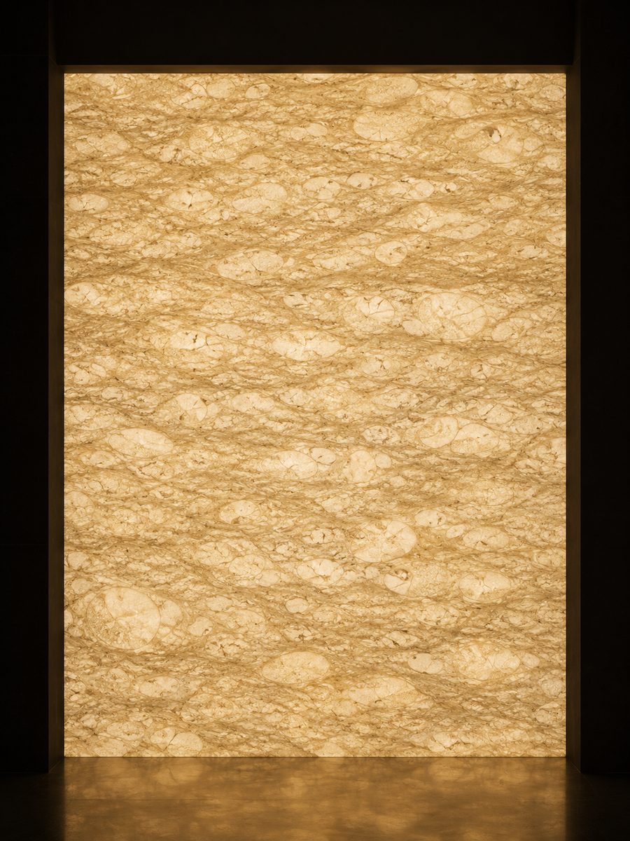 Perlato Royal Coreno in museum light