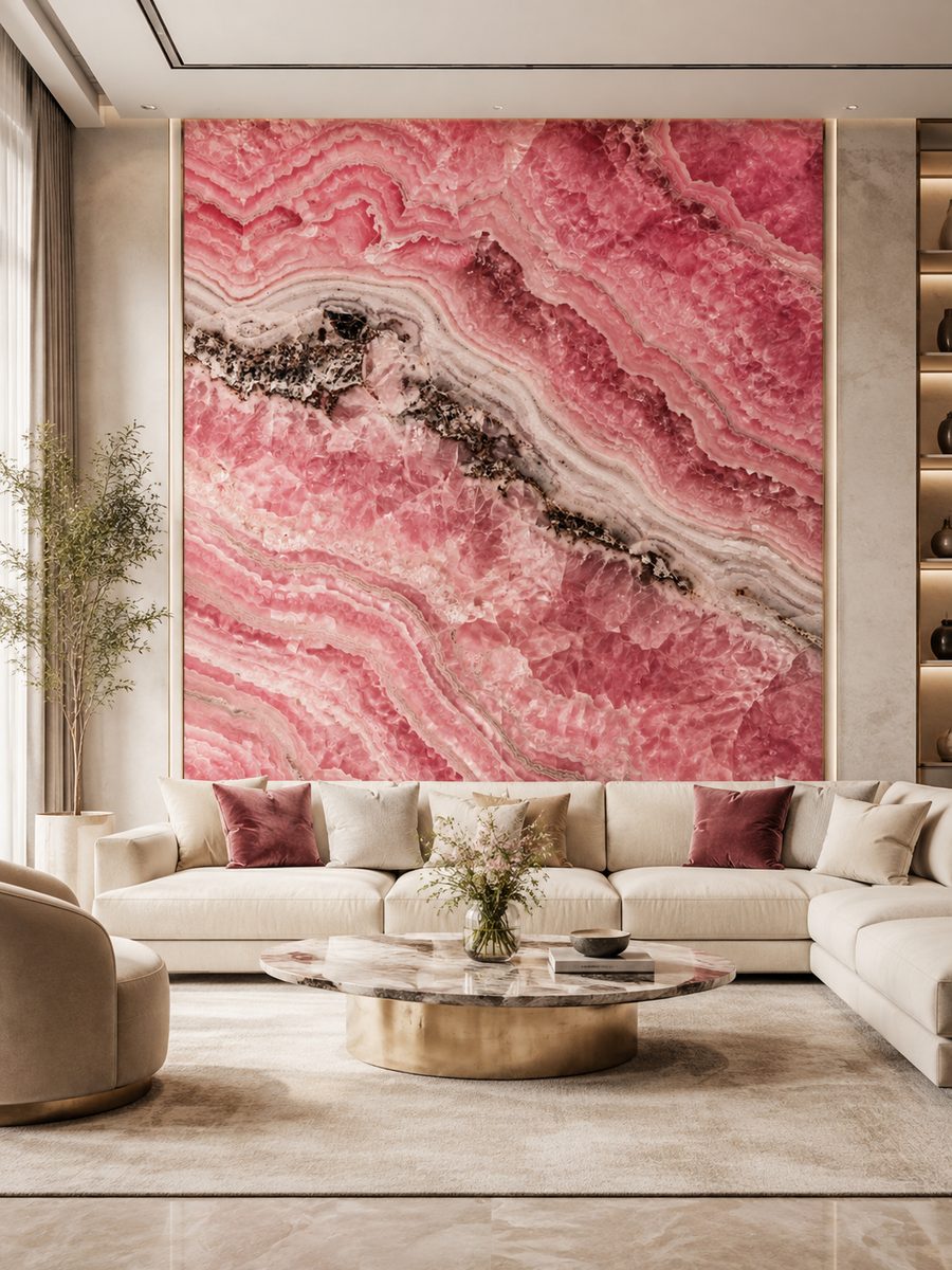 Rhodochrosite in day light