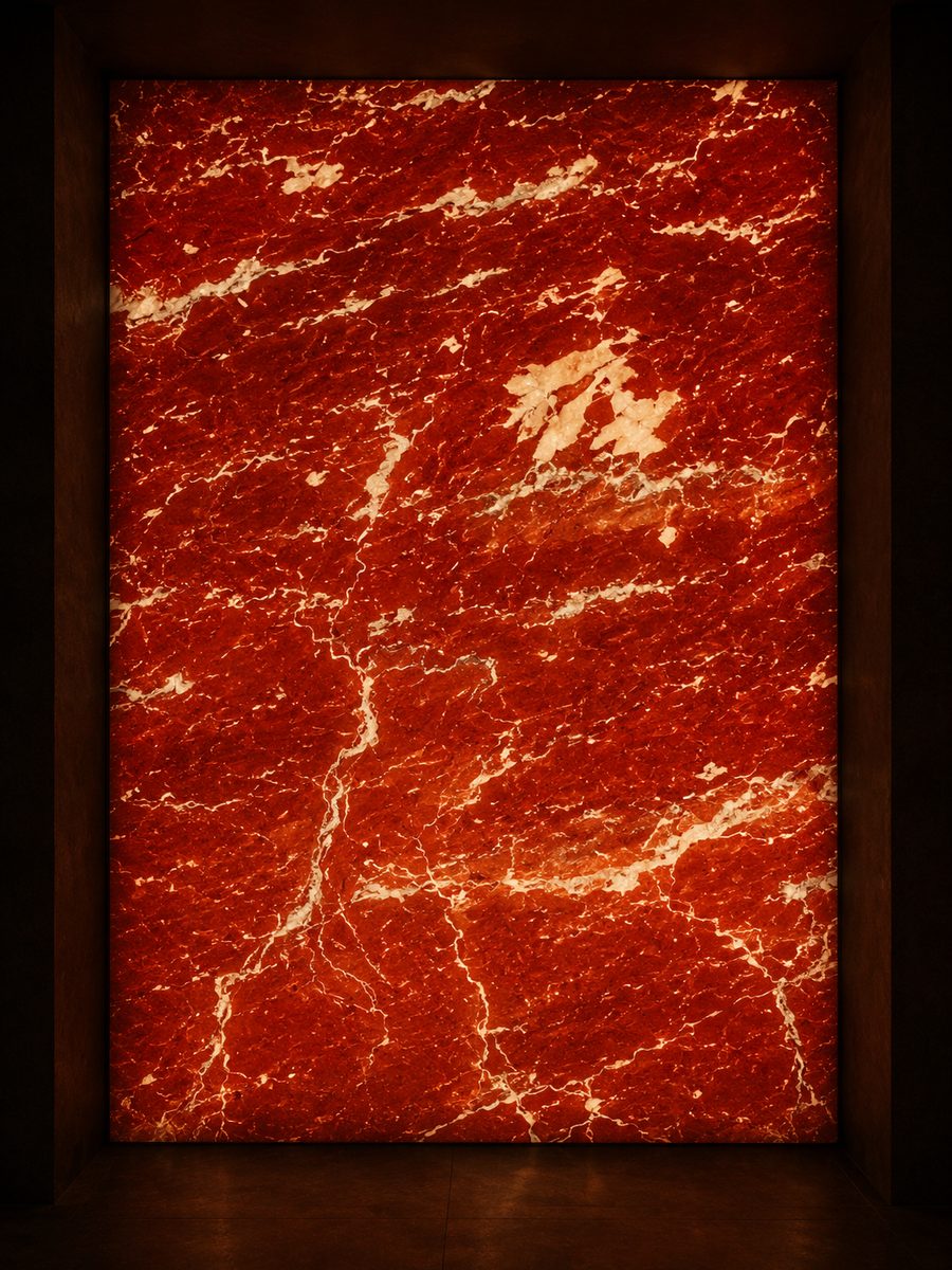 Rosso Francia Italiano in museum light