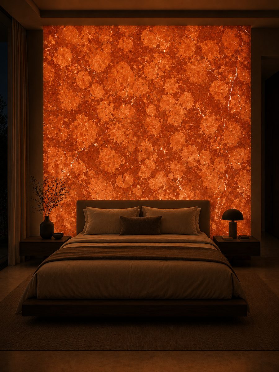 Rosso Verona in night light