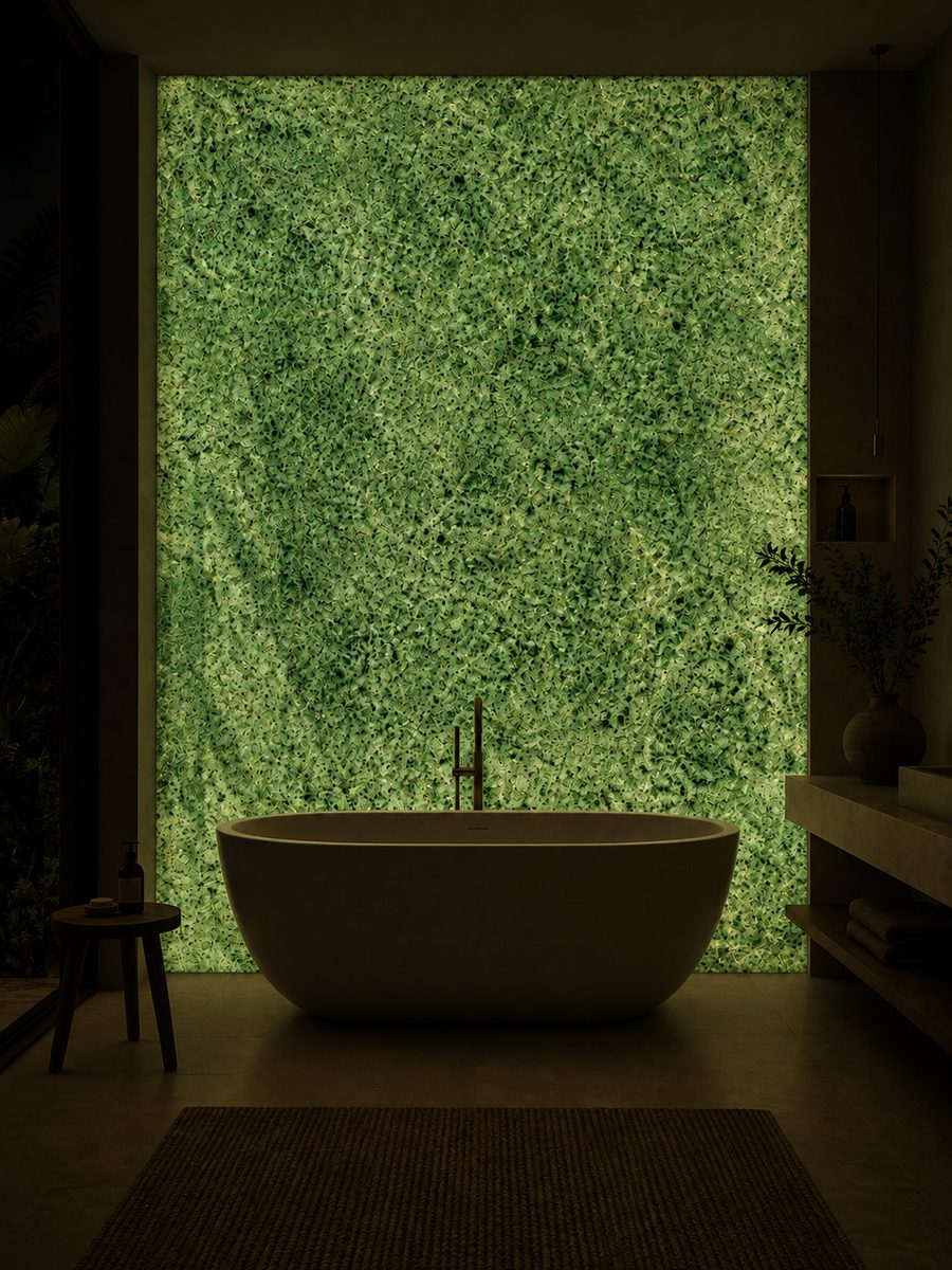 Sukabumi Green in night light