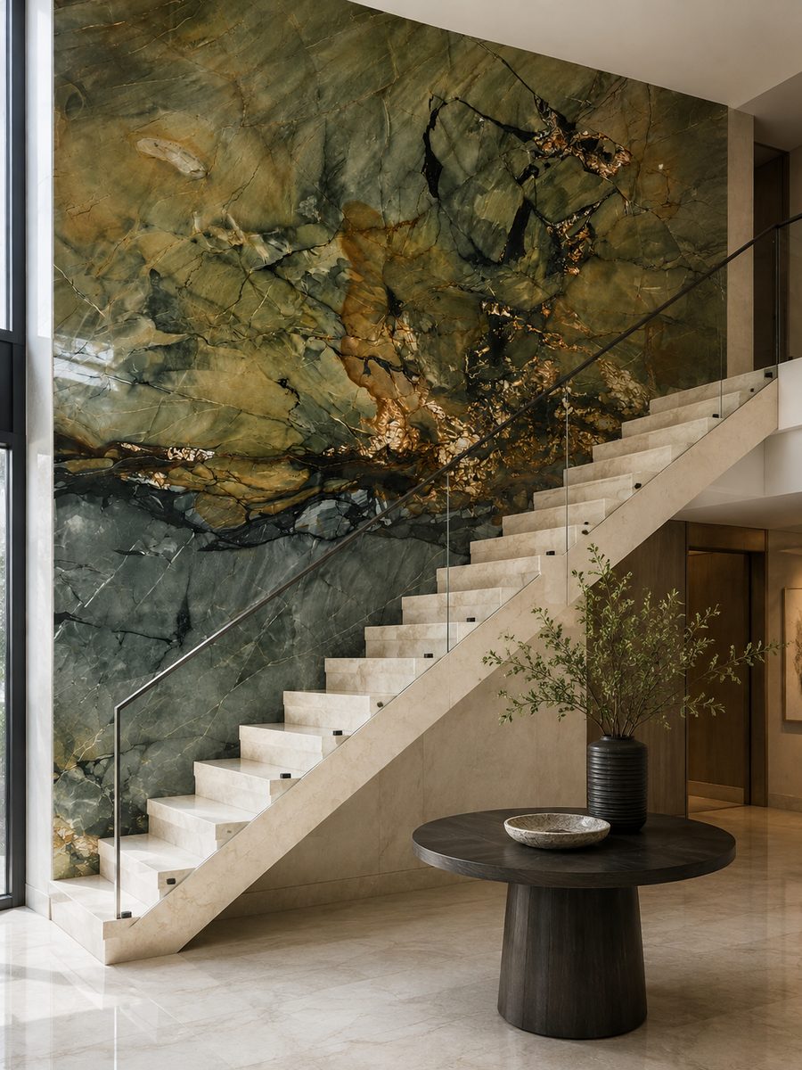 Verde Bonsai quartzite in day light
